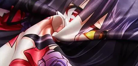 Tessuto federa dakimakura Peach Skin con superficie liscia e opaca